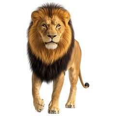 Fototapeta premium Majestic Male Lion Standing Proud