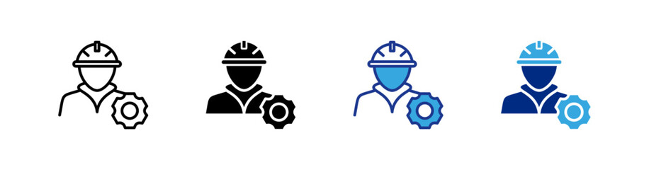 Worker icons set.eps