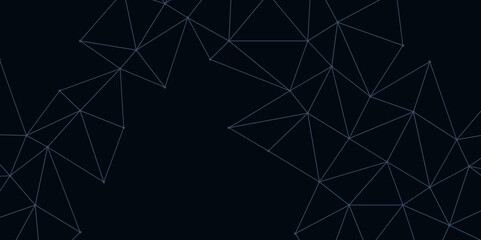 Abstract polygons plexus vector background, digital data visualization. Abstract technology concept background. Futuristic molecules connection technology digital hi tech. Global digital network
