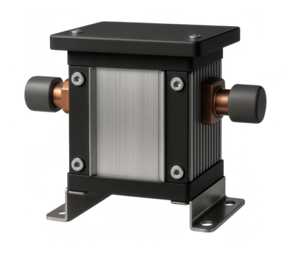 Isolation transformer for a light-industrial setting, featuring reinforced components for enhanced durability under high load.