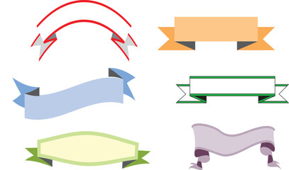 Multiple curved arrow vectors in various colors ideal for infographic concept visual flow direction illustration or educational diagram templates

