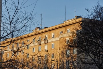 Townhouses in a European Town