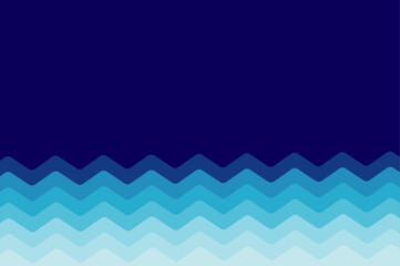 Geometric rounded line striped with neon blue color. Retro style design template abstract background with copy space.