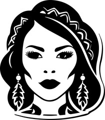 Afro women hair style