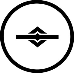 Abstract modern minimalist business logotype design for branding or corporate identity