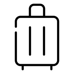 Luggage Travel Bag Line Icon