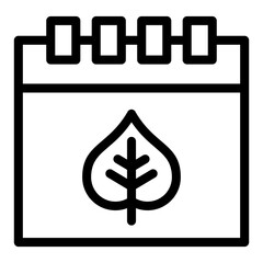 Date icon vector pixel perfect line