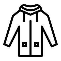 Jackets icon vector pixel perfect line