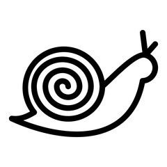Snail icon vector pixel perfect line