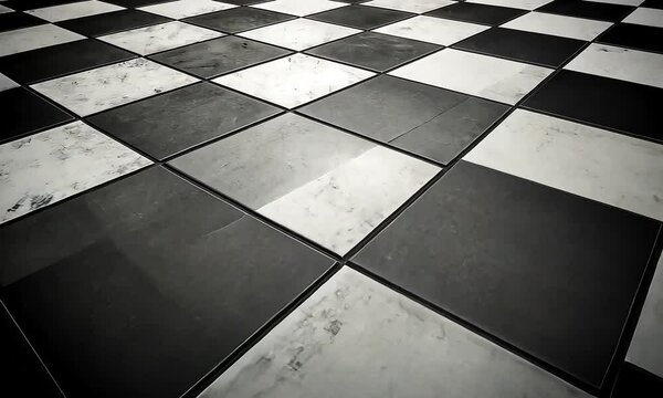 Checkered Floor Tiles