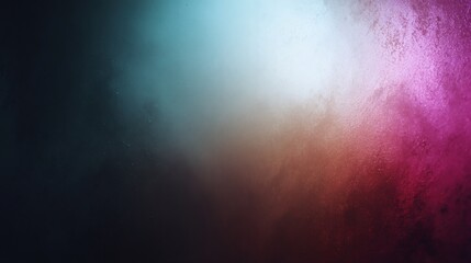 Obraz premium Abstract textured background with a vibrant gradient transitioning from teal to pink and purple