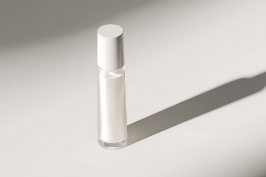 Empty cosmetic roller bottle