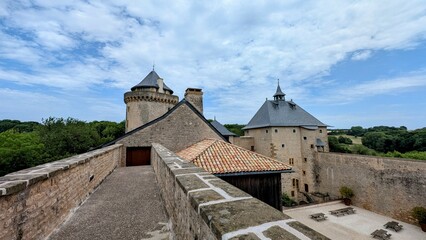 Fototapeta premium MANDEREN-RITZING / Château de Malbrouck (Moselle)