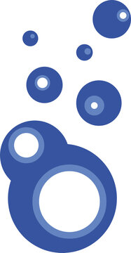 Bulles abstraites, &eacute;l&eacute;ment de style frutiger metro, frutiger aero