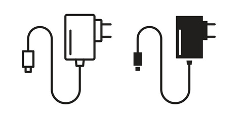 Charger icon vector, Symbol, logo illustrations