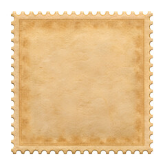 Fototapeta premium Vintage postage stamp template perfect for artistic and craft designs isolated on white background