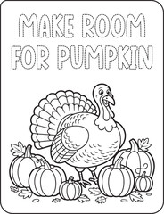 33 Bold and Easy Thanksgiving for coloring pages