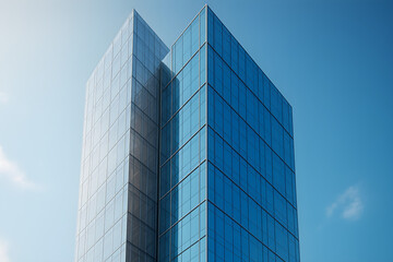 Obraz premium Smart Glass Building - Climate Adaptive