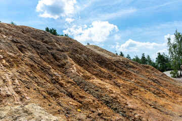 The abandoned Korostyshiv quarry, with its deep blue waters and rugged cliffs, has become a scenic...