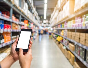 looking at the shopping list