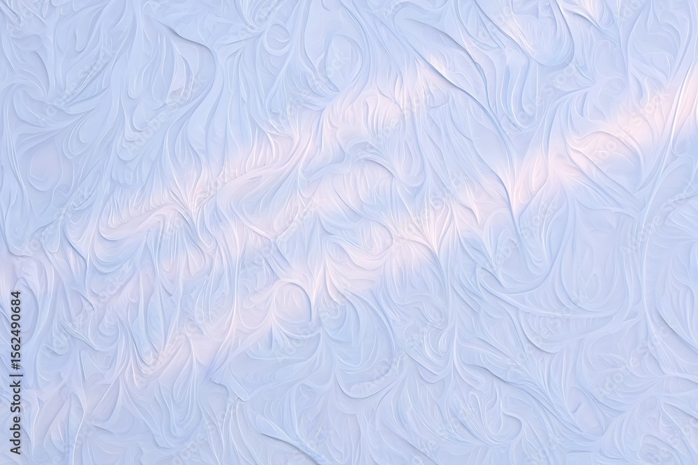 Poster a subtle textured background showcases flowing, abstract patterns in soft, pale blue hues, creating 