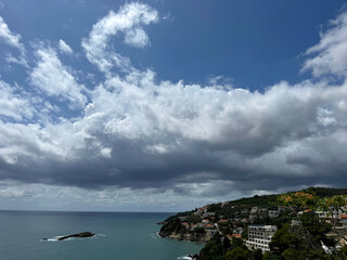 Montenegro Adriatic sea Ulcinj city. 