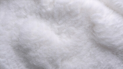 Obraz premium White colored felt fabric, felt, background texture_16x9