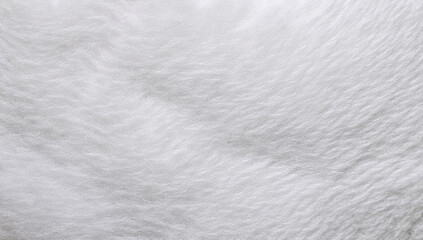 Obraz premium White felt fabric, felt background texture_21x9