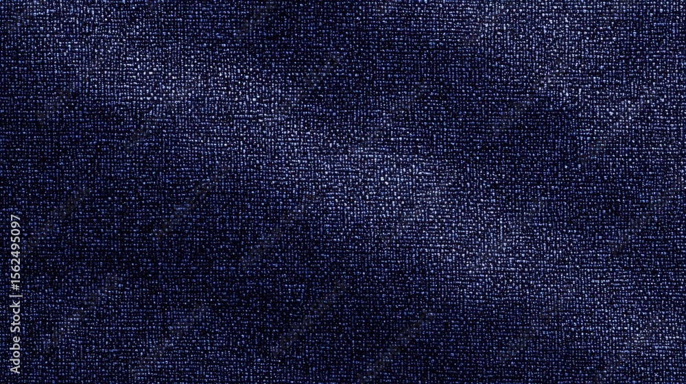 Poster close-up of a dark blue fabric texture. the fabric appears to be made up of small, evenly spaced dot