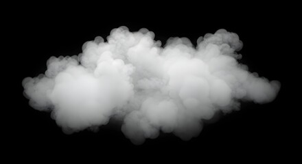 White cloud formation