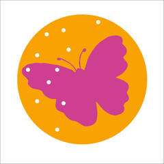 MARIPOSAS BUTTERFLY INSECTO PRIMAVERA VIDA ALEGRIA HAPPY LOGO VECTOR ÍCONO