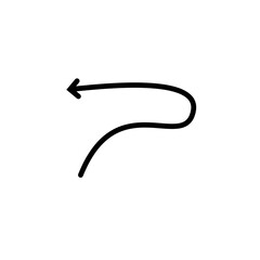 Isolated black arrows icon Vector, black arrows Silhouette,black arrows icon