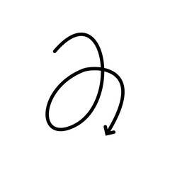 Isolated black arrows icon Vector, black arrows Silhouette,black arrows icon