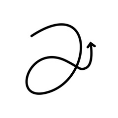 Isolated black arrows icon Vector, black arrows Silhouette,black arrows icon