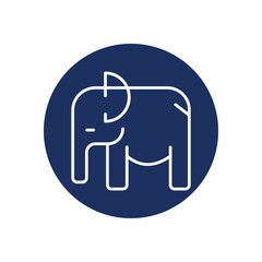 Zoo icon vector