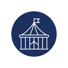 Circus icon vector