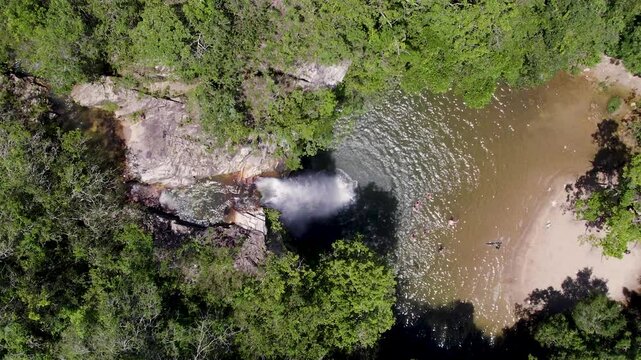 BRAZILIAN BIG AND BEAUTIFUL WATERFALL - CACHOEIRA DO ABADA, GOI&Aacute;S