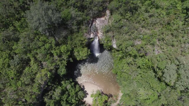 BRAZILIAN BIG AND BEAUTIFUL WATERFALL - CACHOEIRA DO ABADA, GOI&Aacute;S