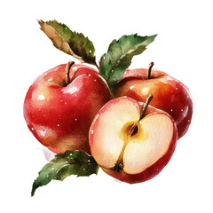 Apple Picking Watercolor Illustration _ Repeat.