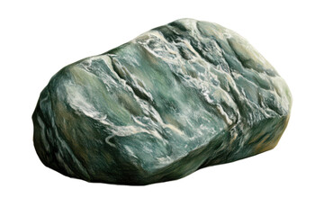 Obraz premium Hand-Drawn Green Stone _ Gem or mineral sketched by hand, transparent PNG for geology, nature, or fantasy art.