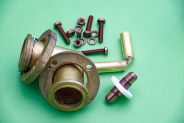 radio and television transmitter high power rf 90 degree elbow connector parts with bolts
