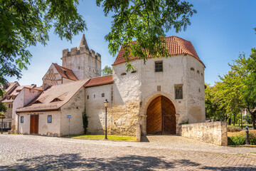 The Marientor is the only remaining city gate of the city fortifications, which once had five gates