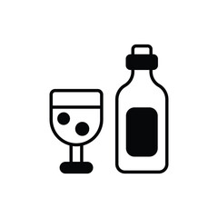 Drinking icon vector