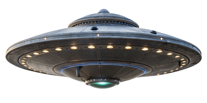 UFO, isolated PNG