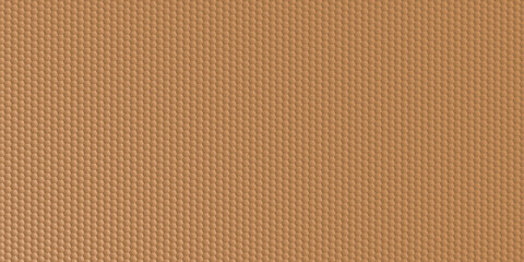 Fototapeta premium Light Orange Plastic Rounded Hexagons Texture