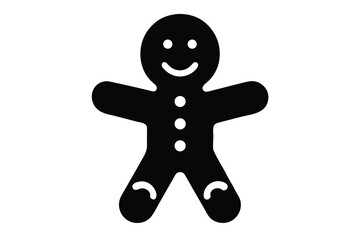 gingerbread man silhouette