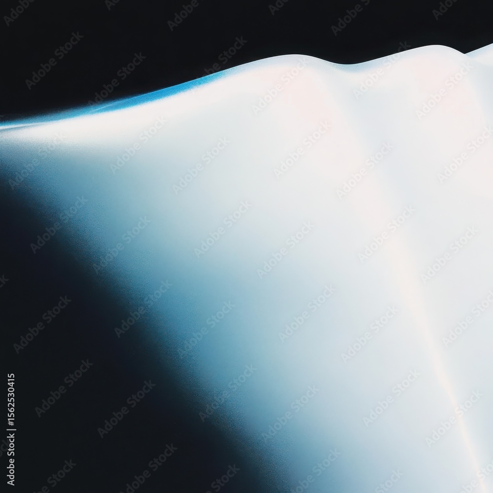 Aufkleber curving light streaks with dark to bright gradient background. futuristic abstract design for techno