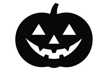 jack o lantern face vector illustration 