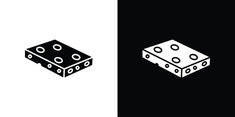 Halva icon symbol. simple design editable.