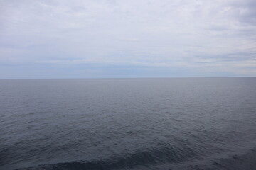 clouds over the sea
